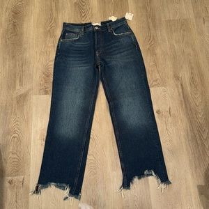NWT We The Free Maggie Mid Rise Straight Leg Jeans